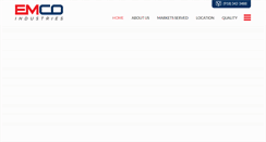 Desktop Screenshot of emcoind.com