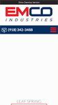 Mobile Screenshot of emcoind.com